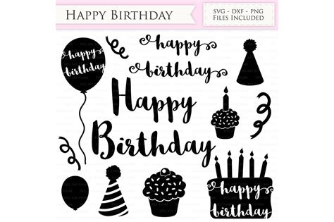 Download 232+ birthday svg files for cricut Silhouette